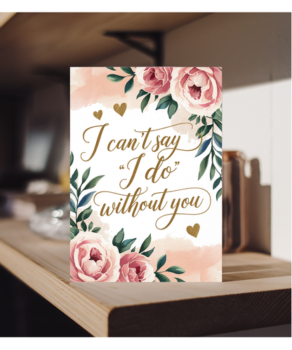 I cant say i do without you