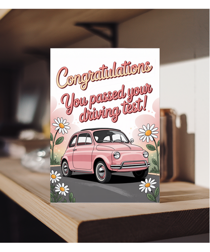 congratulations you passed your driving test daisies