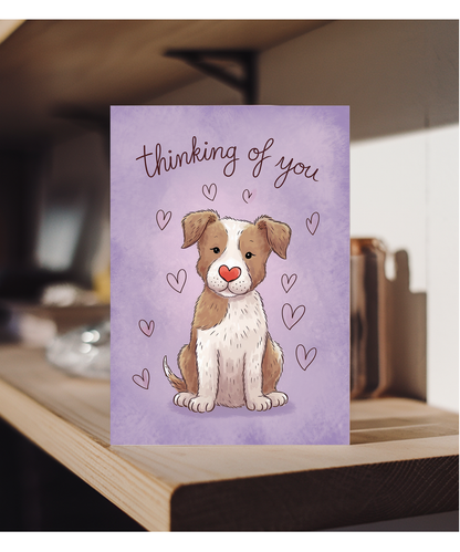 Thinking of You - Puppy with a Heart