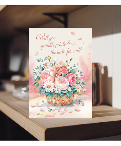 will you sprinkle petals down the aisle