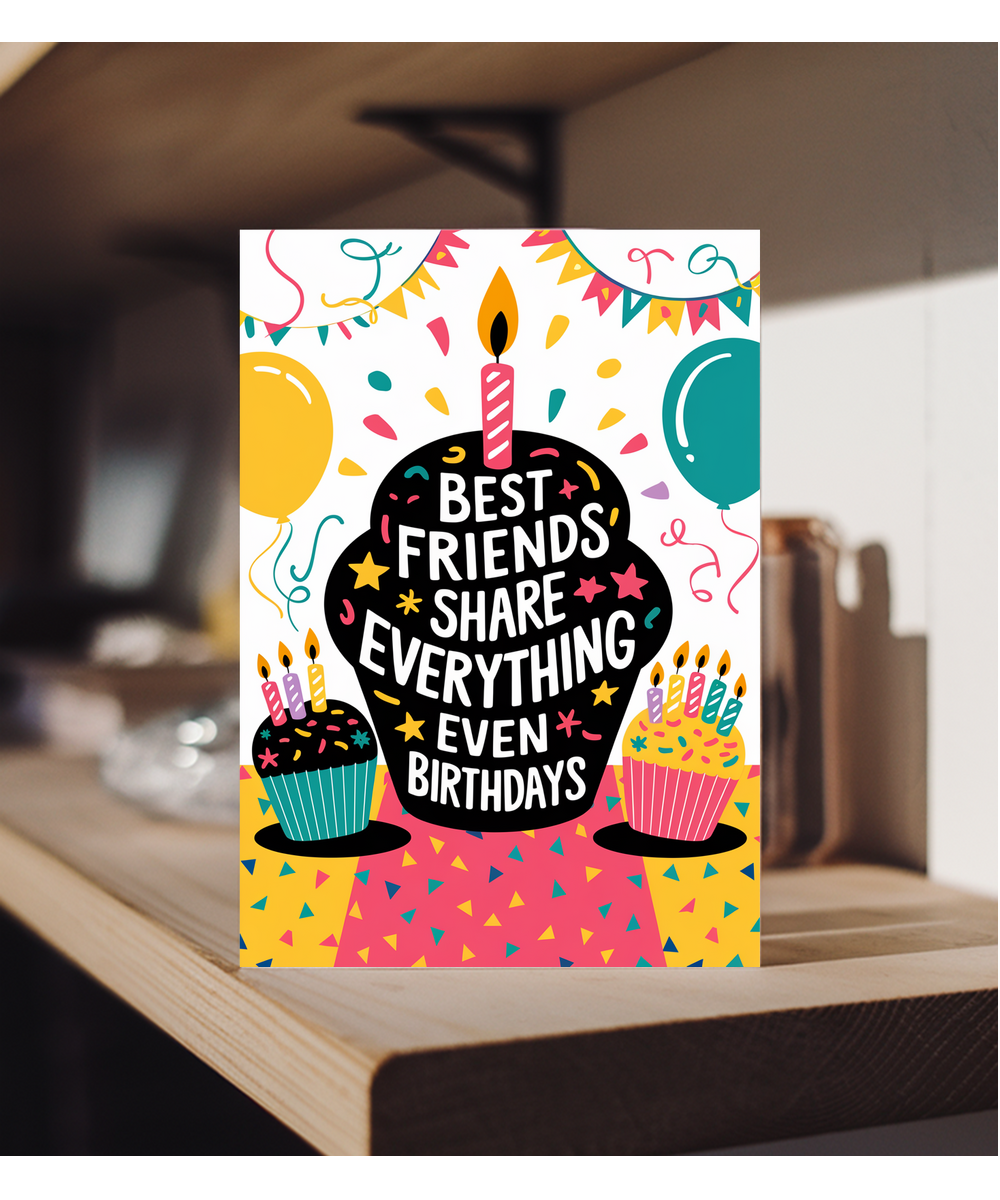 Best Friends Share Everything Even Birthdays