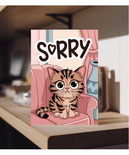 Sorry - Cat with Sad Eyes