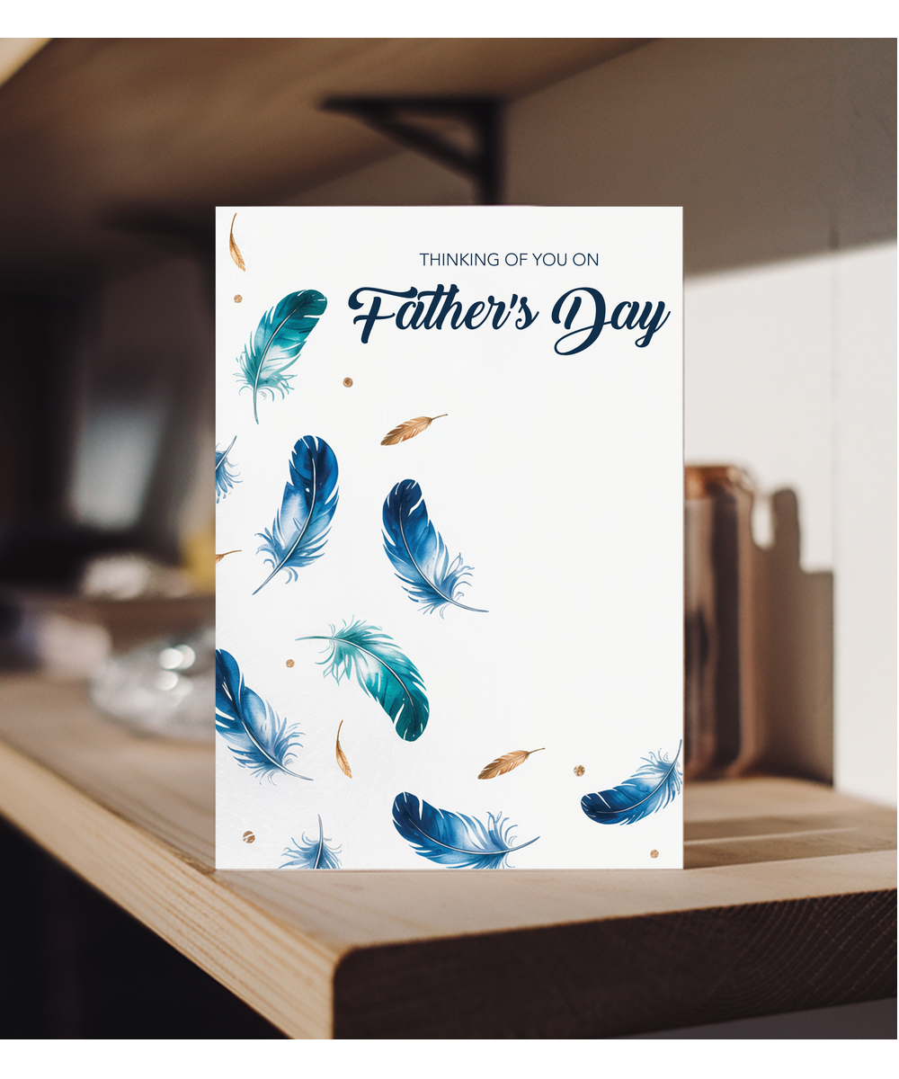 father's day thinking of you feathers