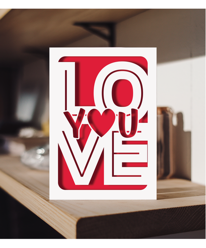 Valentines LOVE I heart you