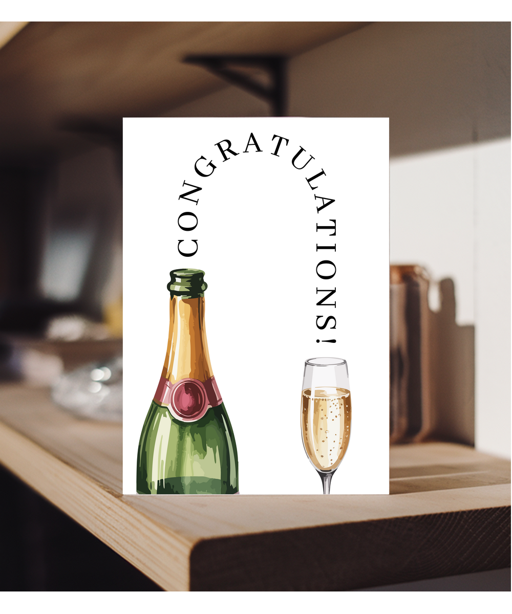Champagne congratulations