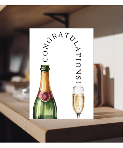 Champagne congratulations
