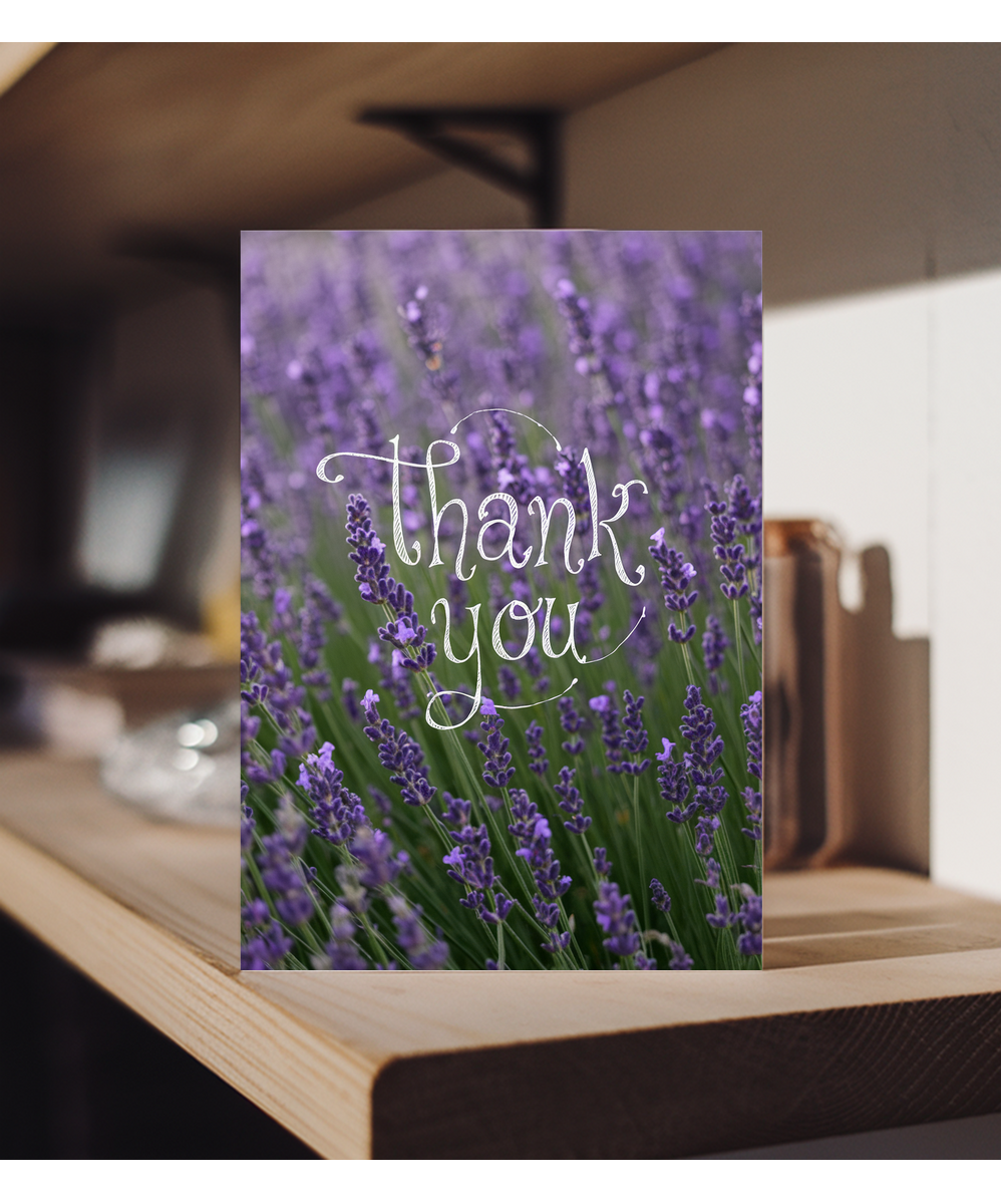 Thank You - Lavender Fields