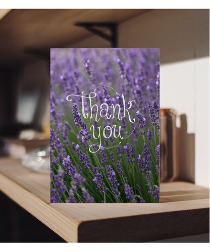 Thank You - Lavender Fields