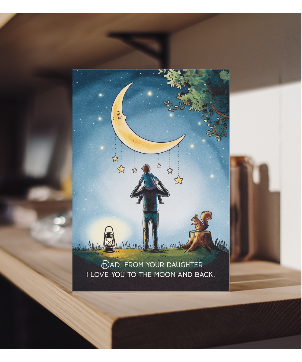 Dad From Your Daughter Moon