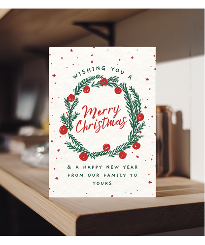 Wishing you a merry Christmas from our family to yours doodle