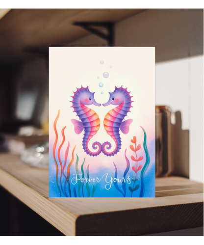 Valentines Seahorses Forever yours
