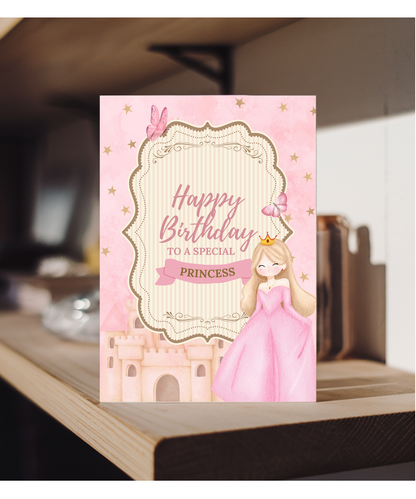 happy birthday card, to a special princess