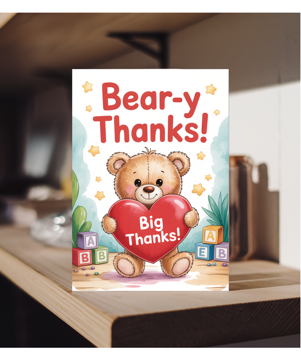 Nursery teacher Beary big hug