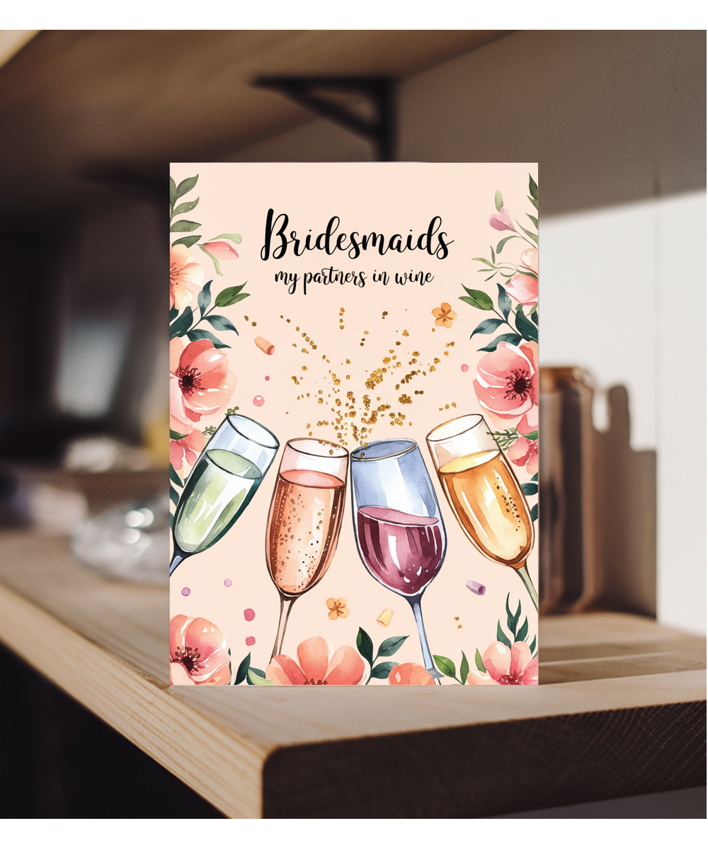 bridesmaids my partners in wine