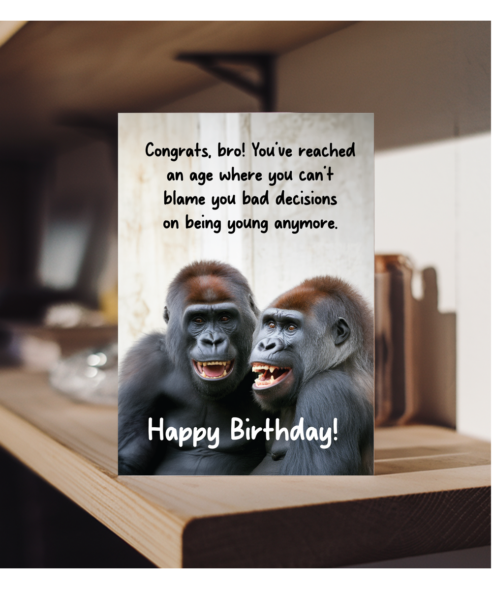 Gorilla Happy Birthday bro