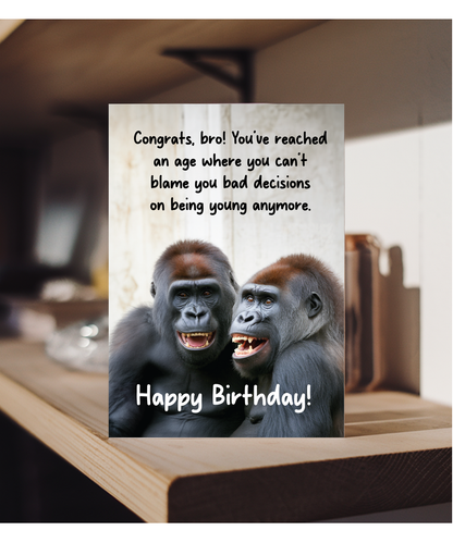 Gorilla Happy Birthday bro
