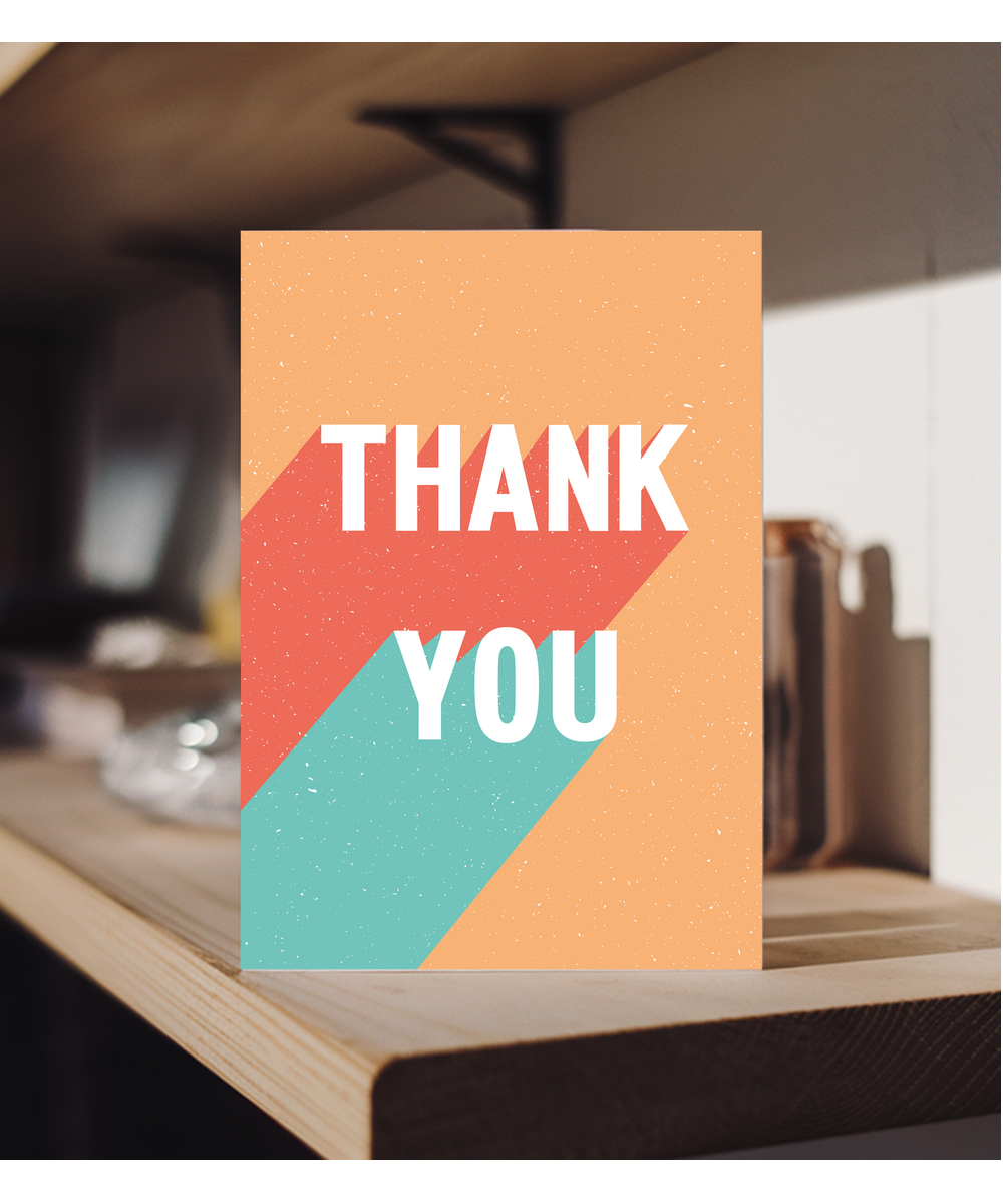 Thank You in Retro Style