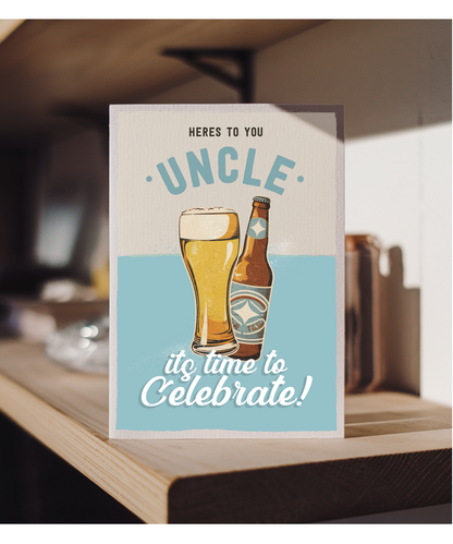 Heres to You Uncle Retro Beer