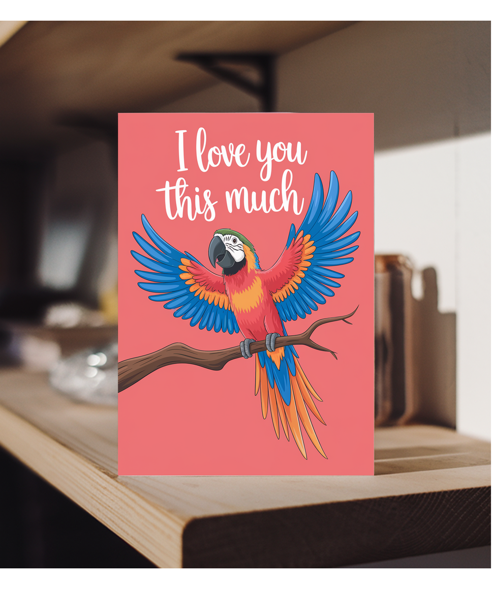 Valentines Day CardI Love you this much