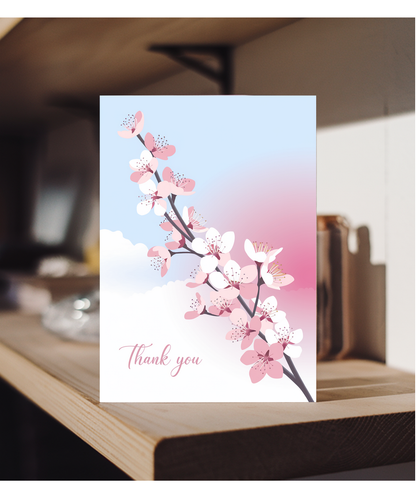 Thank You - Spring Blossom Branch
