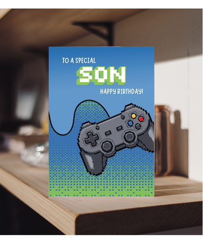 To a special son, happy birthday gaming