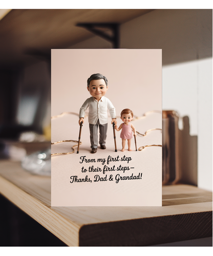 Fathers Day Card Thanks Dad Grandad!