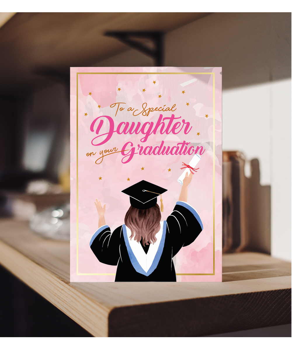 To a Special Daughter on Your Graduation in Watercolour