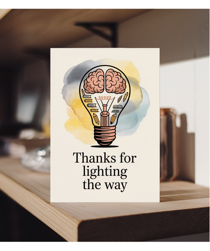 Thank you for always lighting the way lightbulb