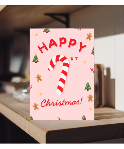 Happy candy cane First Christmas