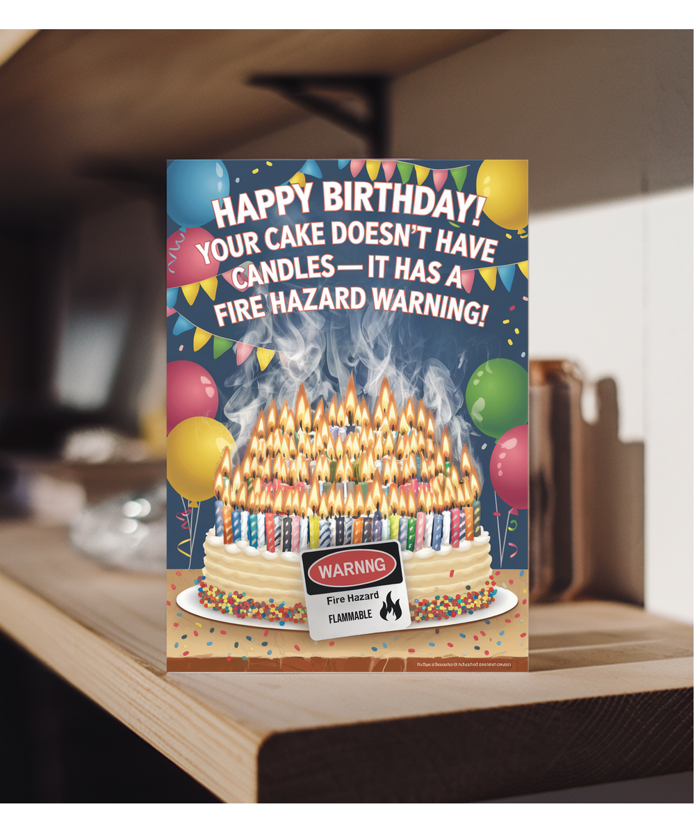 Your cake doesn’t have candles
