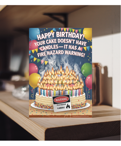 Your cake doesn’t have candles