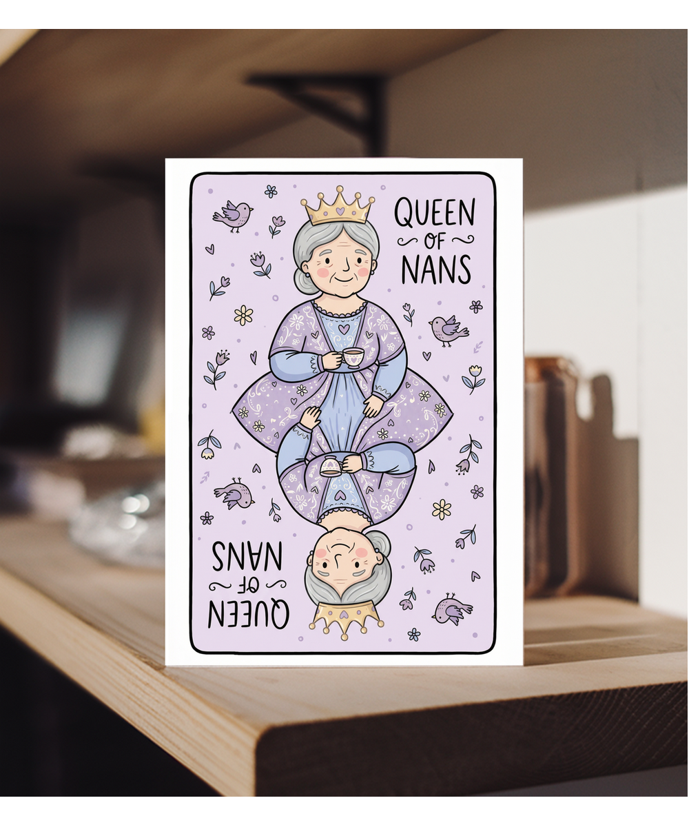 Queen of nans mother's day Happy Birthday