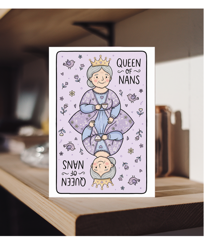 Queen of nans mother's day Happy Birthday