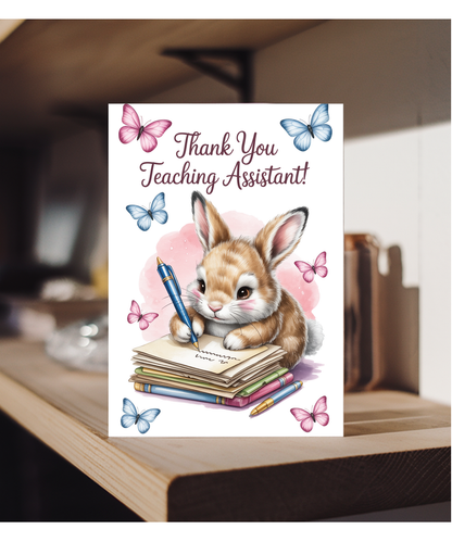 Thank you teacher assistant, rabbit