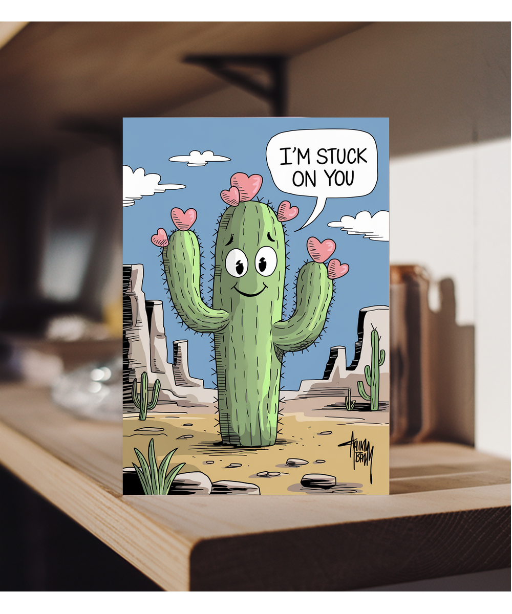 I’m stuck on you Greeting Card