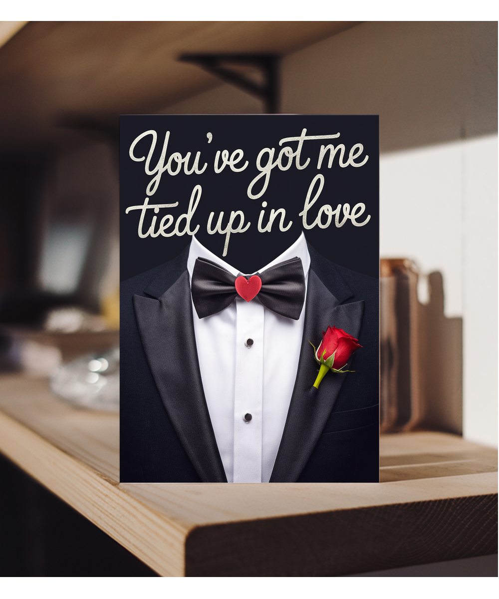You’ve got me tied up in love Greeting Card