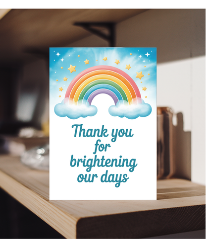 Thank you for brightening our days
