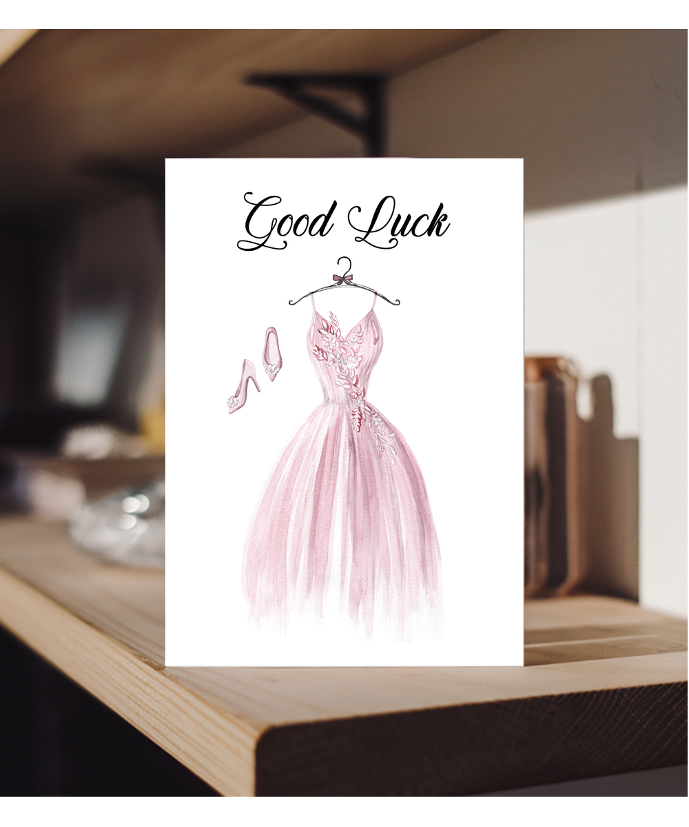 Good Luck Card for Dance Exams Performances Shows Competitions