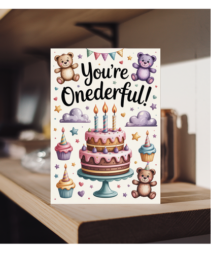First birthday You're onederful