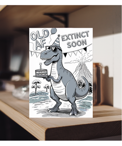 extinct dino you're old af