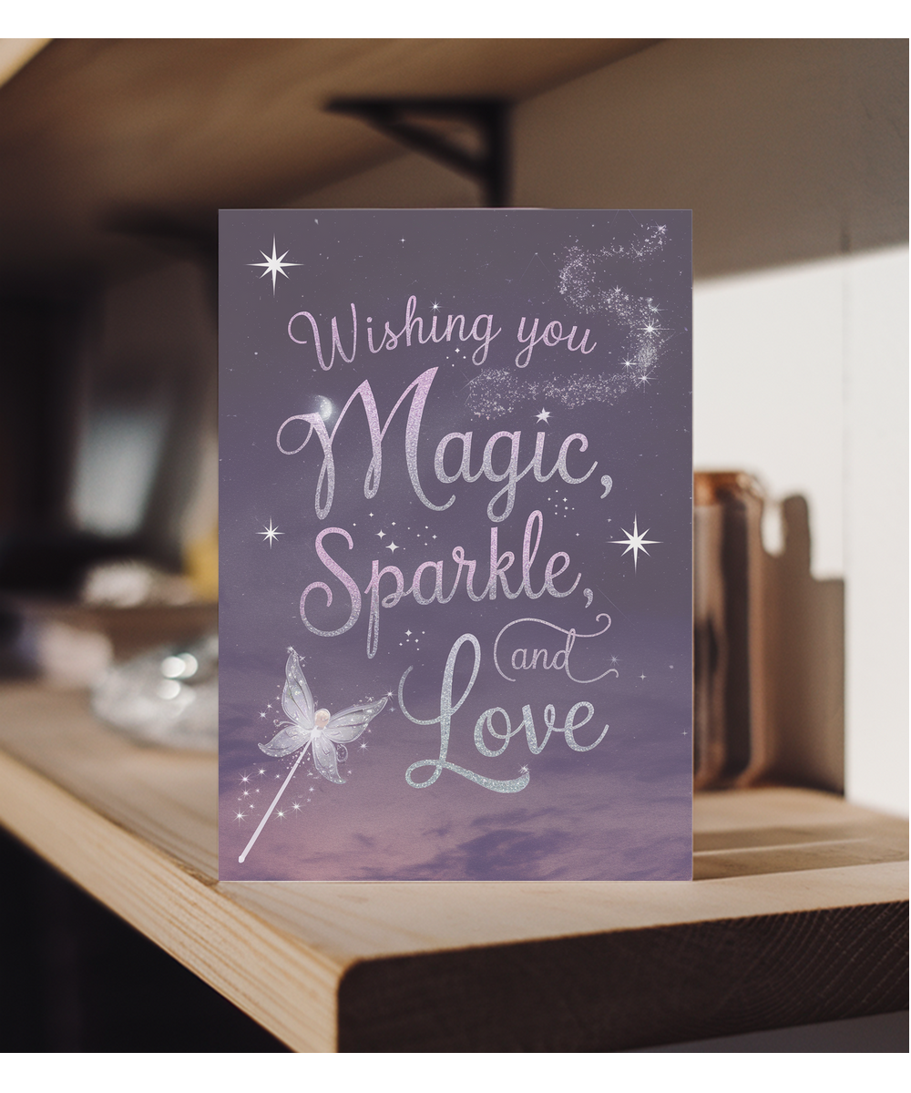 Wishing you magic, sparkle, and love