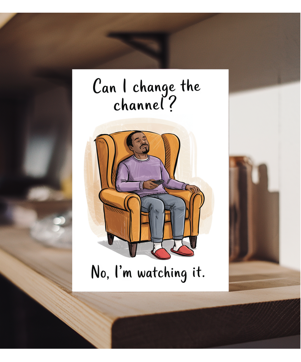 father's day card can I change the channel
