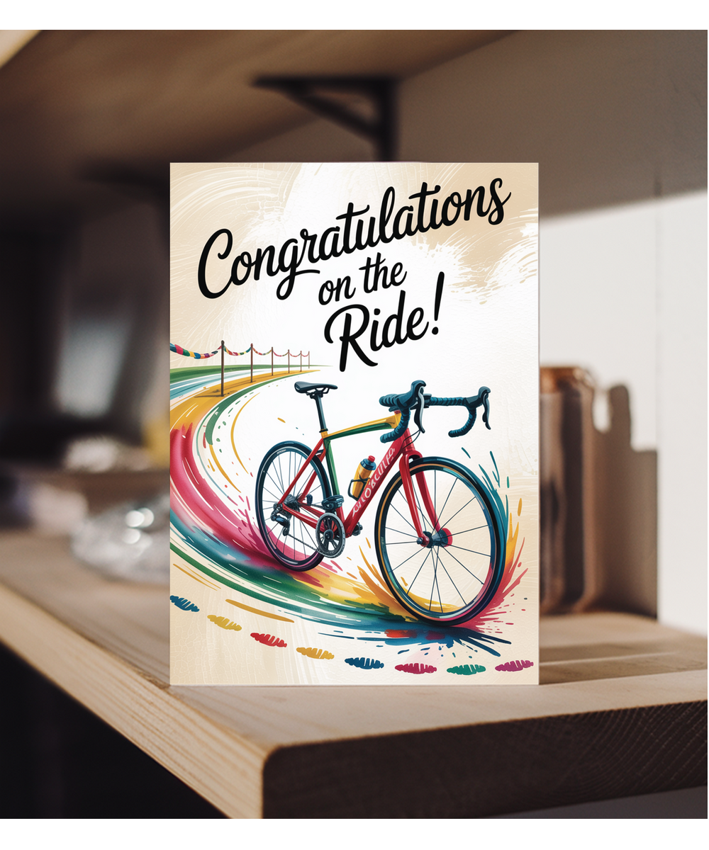 congratulations on the ride