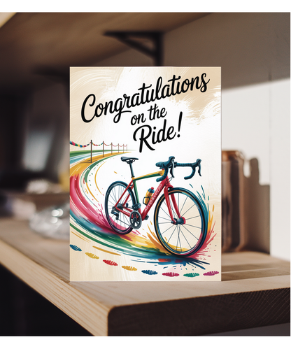 congratulations on the ride