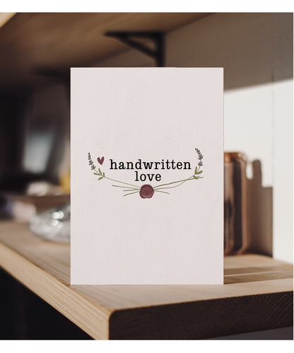 Handwritten Love valentines day