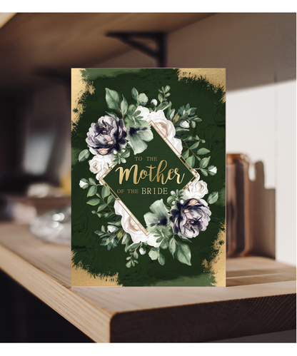 Luxury Botanical Mother Of The Bride Card