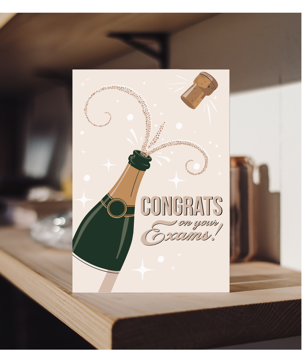 Congrats on your exams champaign