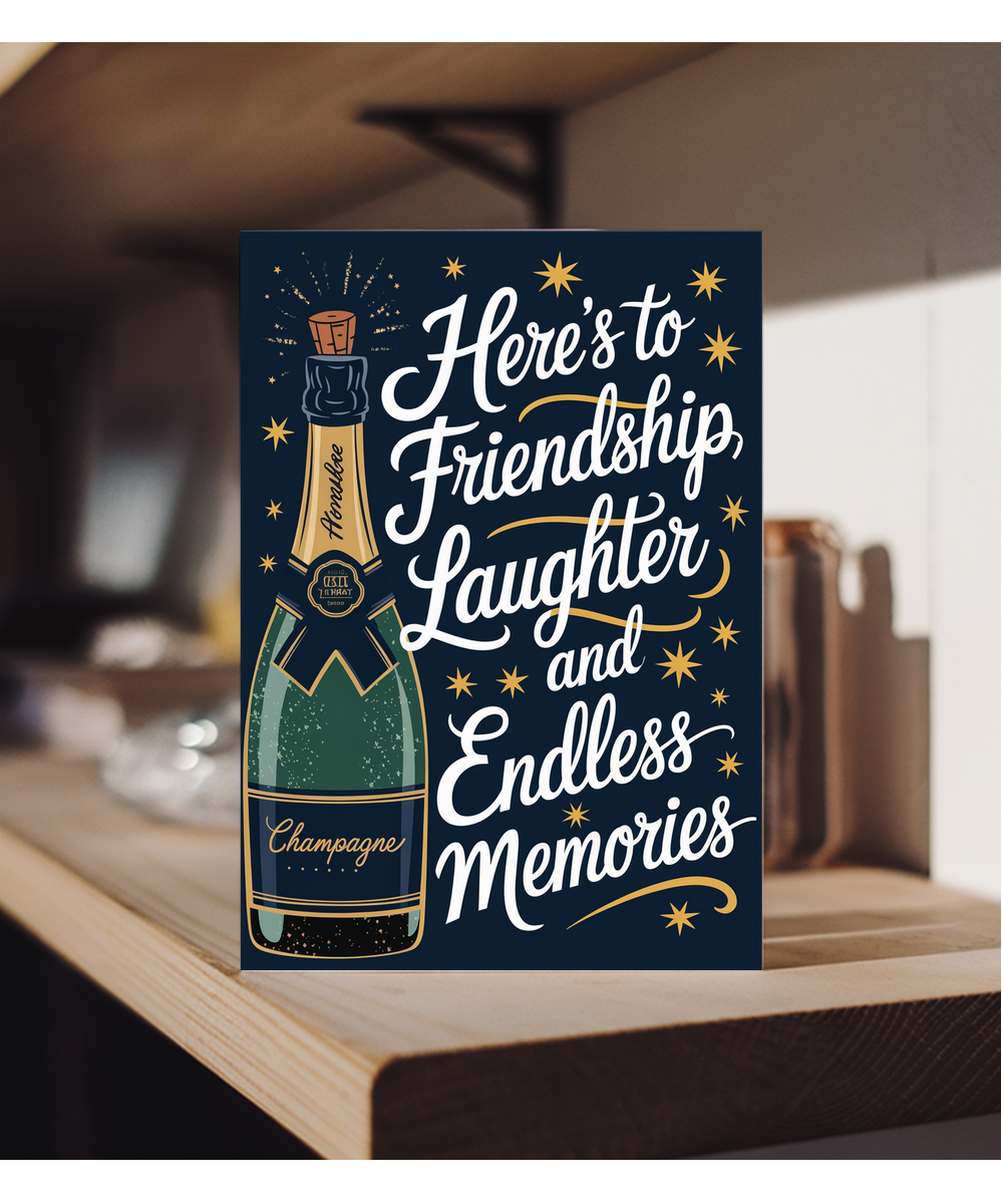 Here’s to Friendship Laughter and Endless Memories