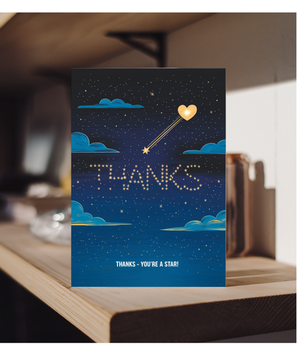 Thank you Card You're a Star