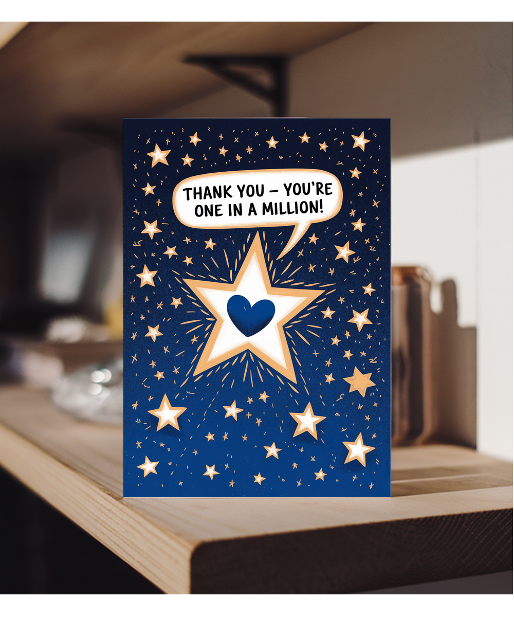 Thank You Card You're One in a Million